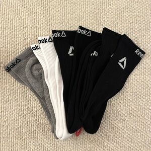 4 Pairs Reebok Performance COTTON Crew Socks